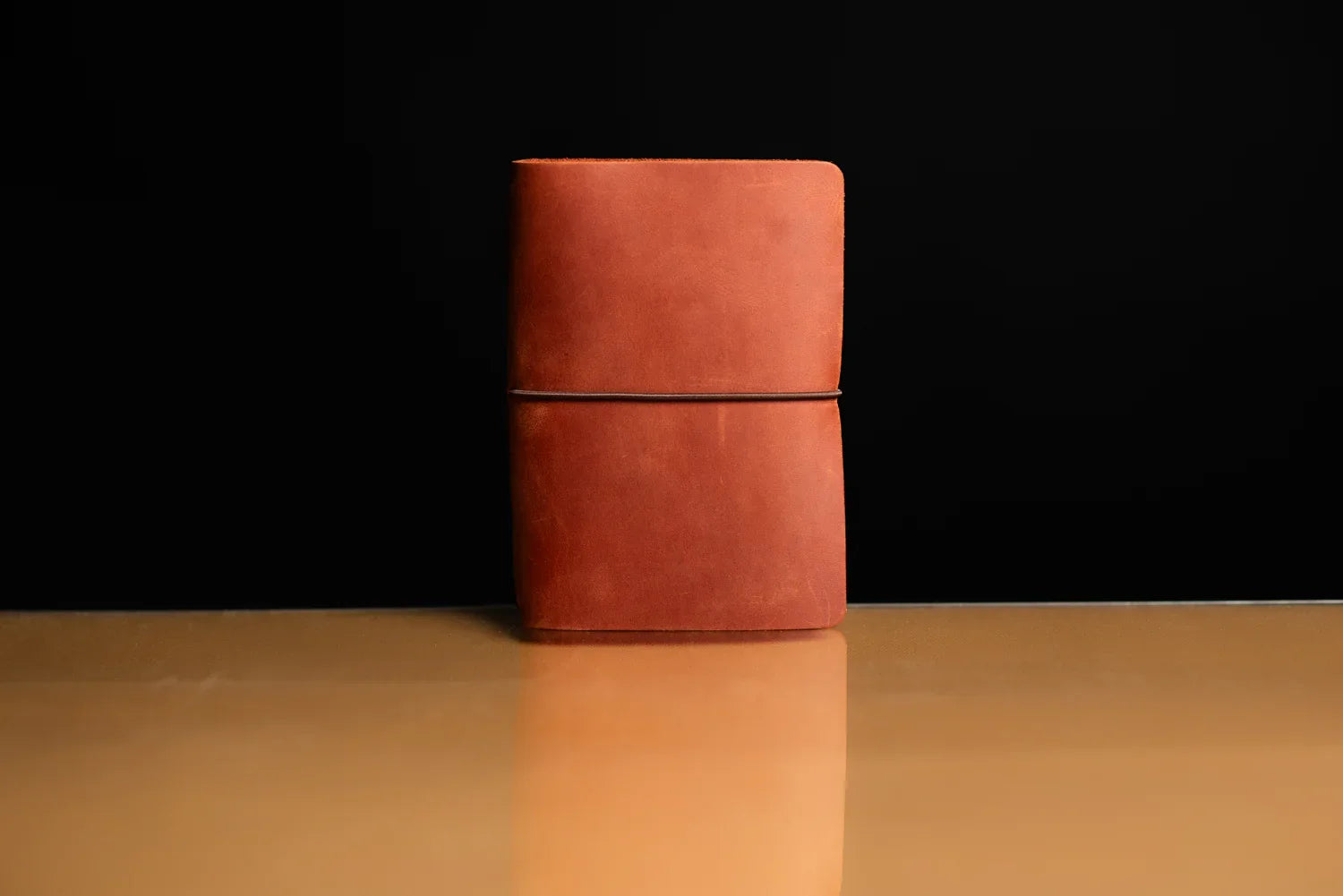 Distressed Leather Refillable Notebook cover A6, A5, B6