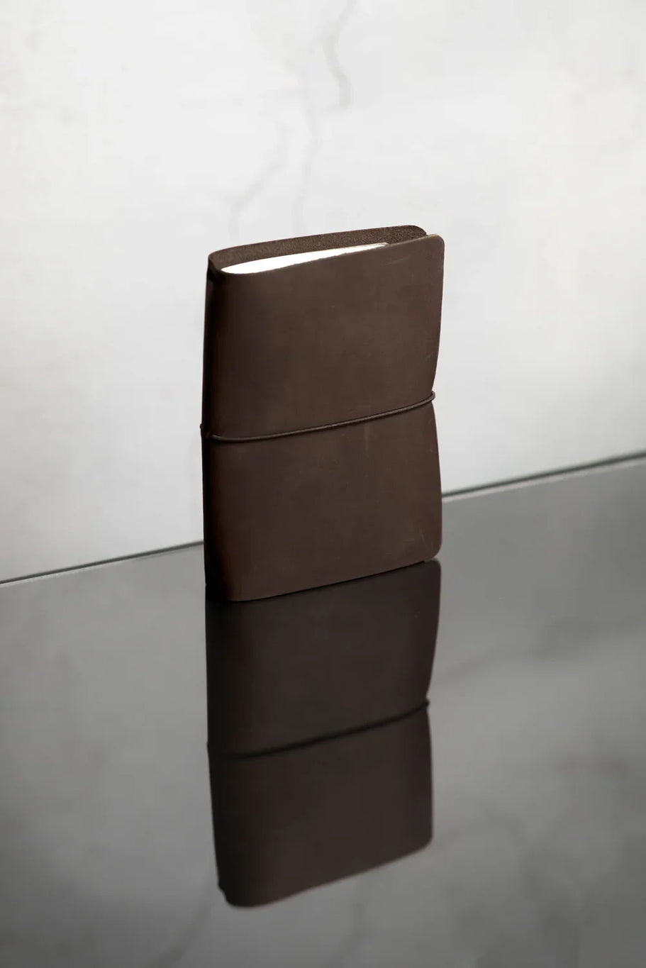 Distressed Leather Refillable Notebook cover A6, A5, B6