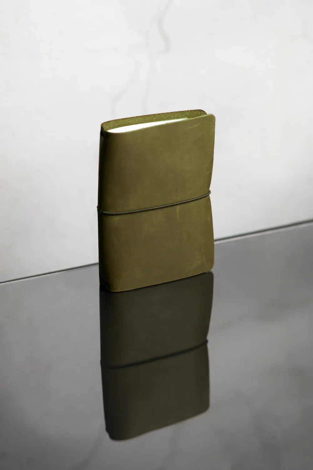 Distressed Leather Refillable Notebook cover A6, A5, B6