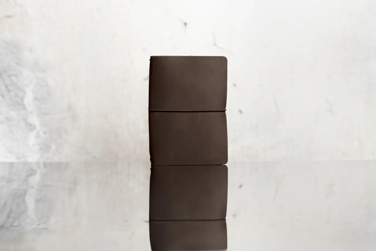 Distressed Leather Refillable Notebook cover A6, A5, B6