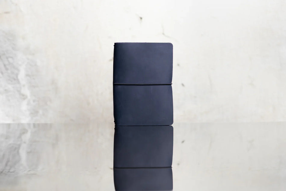 Distressed Leather Refillable Notebook cover A6, A5, B6