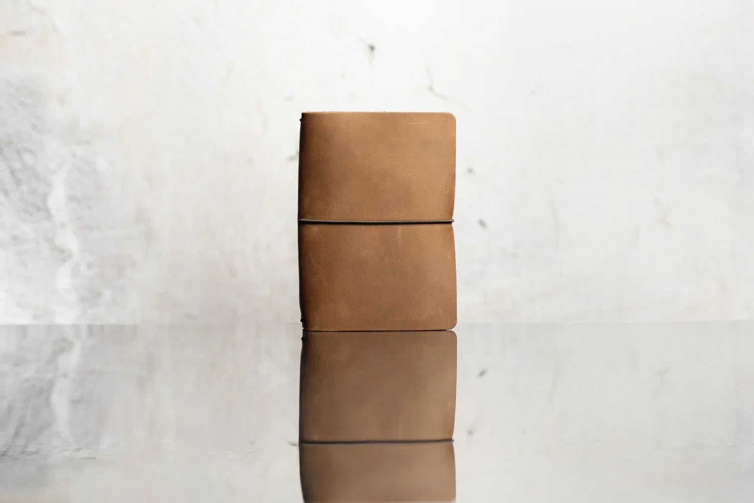Distressed Leather Refillable Notebook cover A6, A5, B6