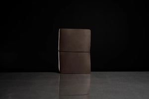 Distressed Leather Refillable Notebook cover A6, A5, B6