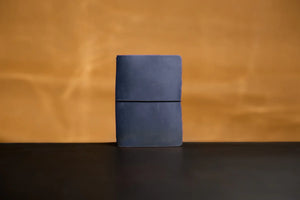 Distressed Leather Refillable Notebook cover A6, A5, B6