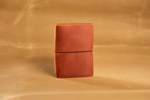 Distressed Leather Refillable Notebook cover A6, A5, B6