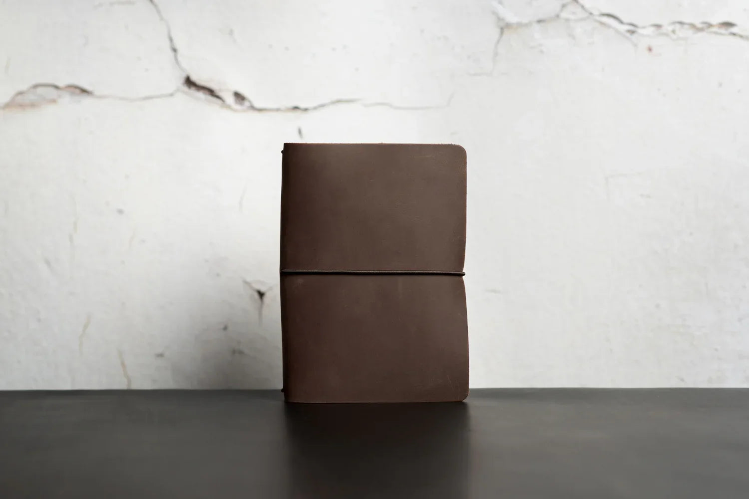Distressed Leather Refillable Notebook cover A6, A5, B6