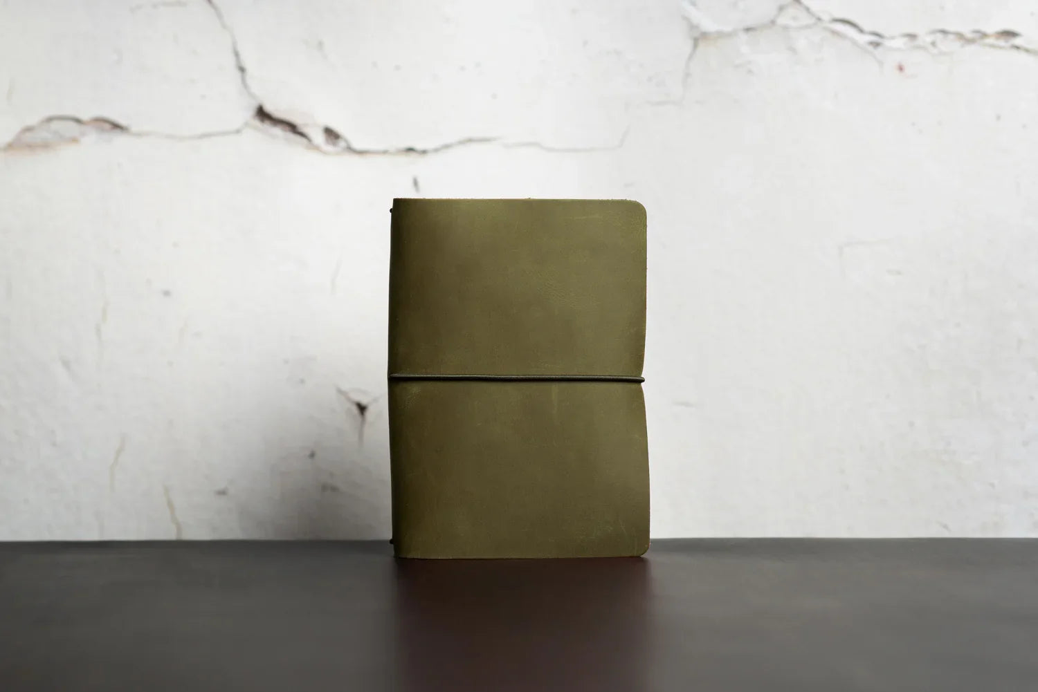 Distressed Leather Refillable Notebook cover A6, A5, B6