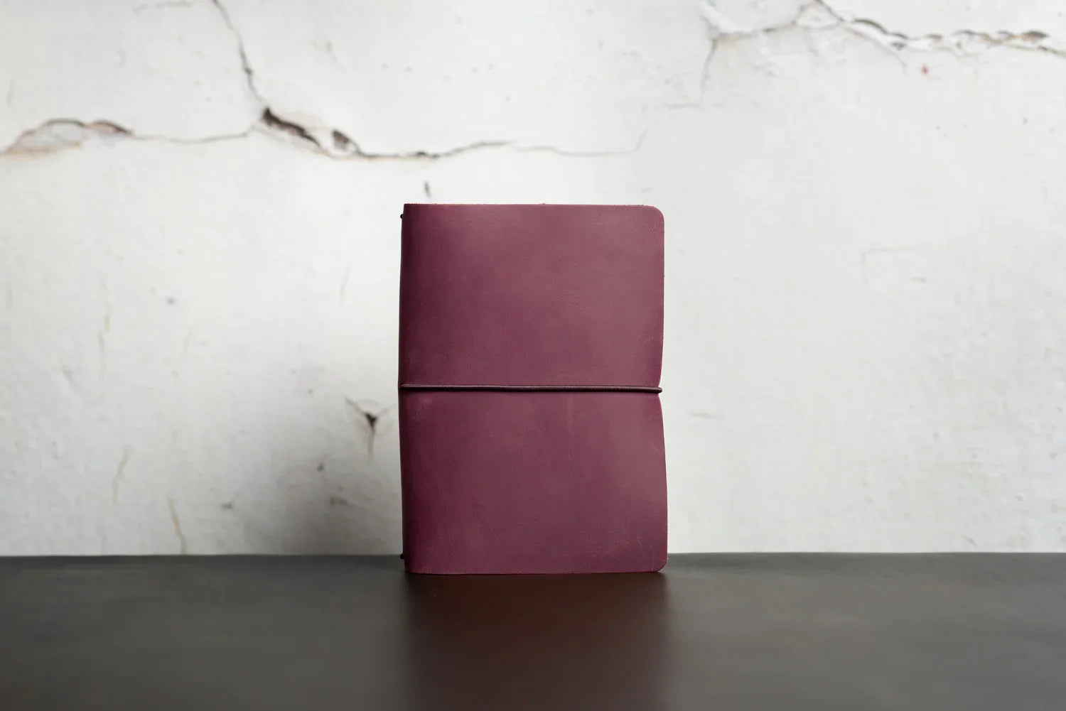 Distressed Leather Refillable Notebook cover A6, A5, B6