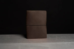 Distressed Leather Refillable Notebook cover A6, A5, B6