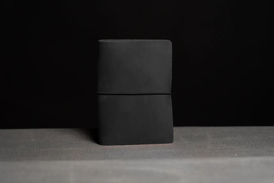 Distressed Leather Refillable Notebook cover A6, A5, B6