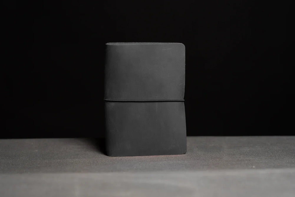 Distressed Leather Refillable Notebook cover A6, A5, B6