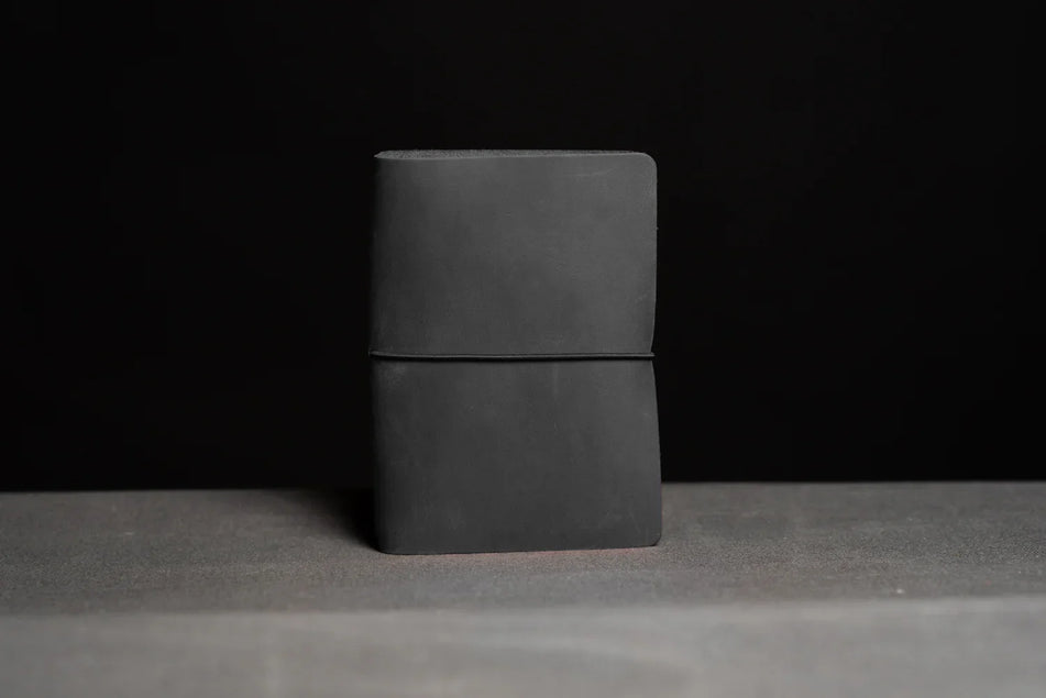 Distressed Leather Refillable Notebook cover A6, A5, B6