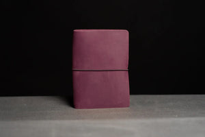 Distressed Leather Refillable Notebook cover A6, A5, B6