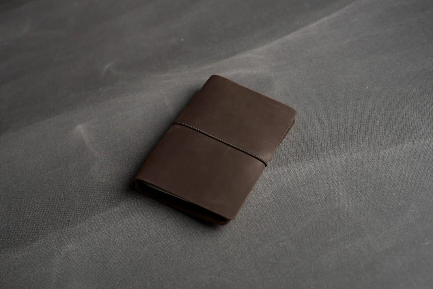 Distressed Leather Refillable Notebook cover A6, A5, B6