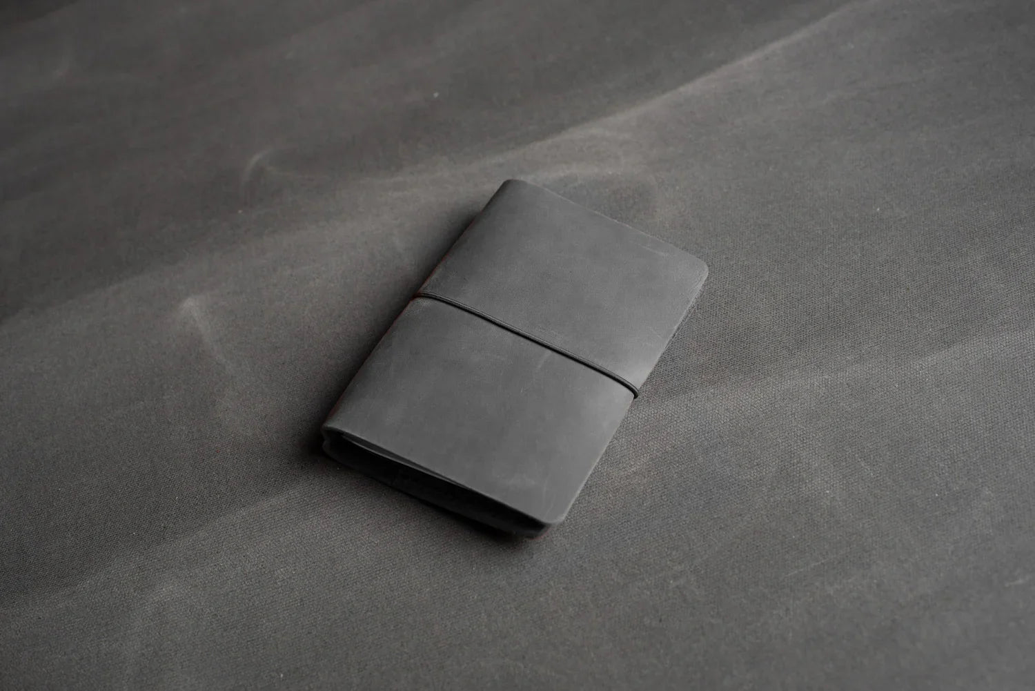 Distressed Leather Refillable Notebook cover A6, A5, B6
