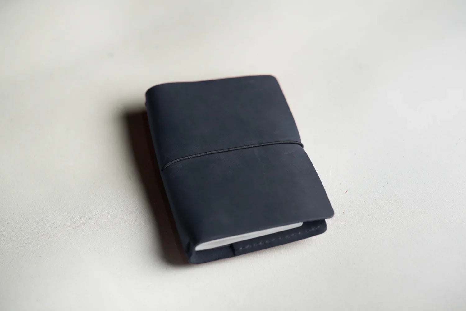Distressed Leather Refillable Notebook cover A6, A5, B6
