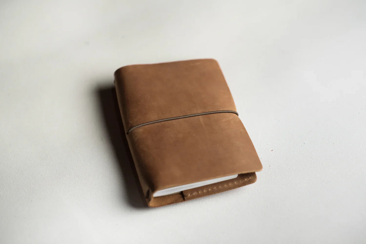 Distressed Leather Refillable Notebook cover A6, A5, B6