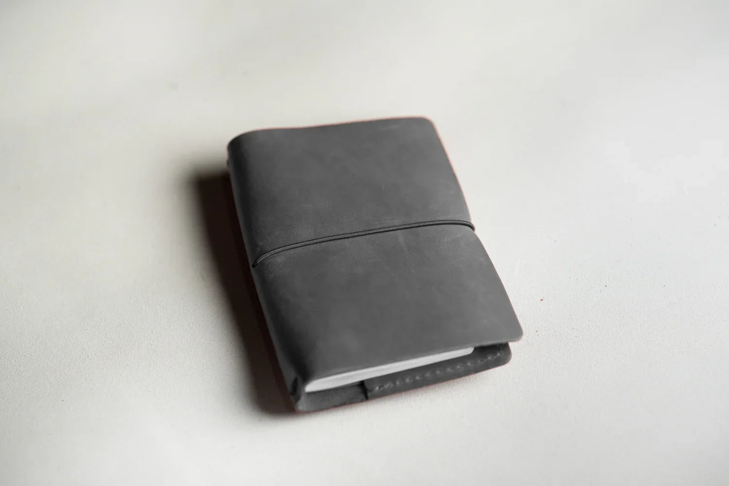 Distressed Leather Refillable Notebook cover A6, A5, B6