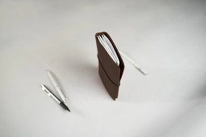 Distressed Leather Refillable Notebook cover A6, A5, B6