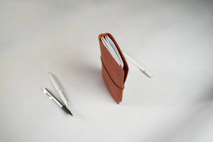 Distressed Leather Refillable Notebook cover A6, A5, B6