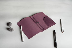 Distressed Leather Refillable Notebook cover A6, A5, B6