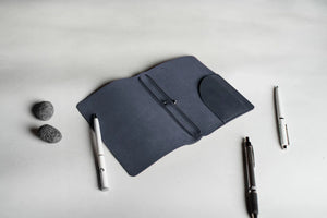 Distressed Leather Refillable Notebook cover A6, A5, B6