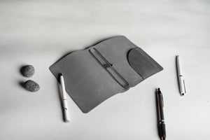 Distressed Leather Refillable Notebook cover A6, A5, B6