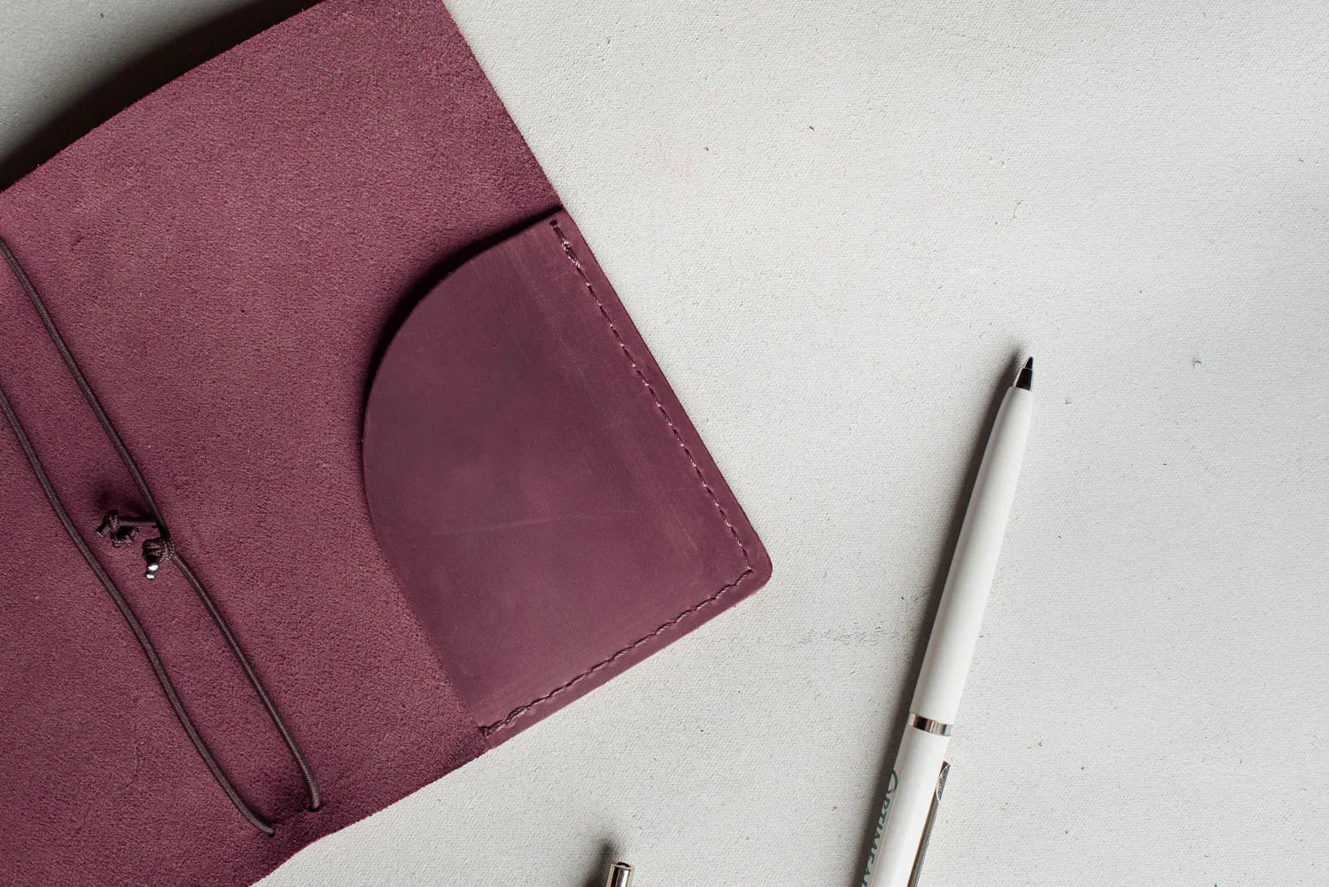 Distressed Leather Refillable Notebook cover A6, A5, B6