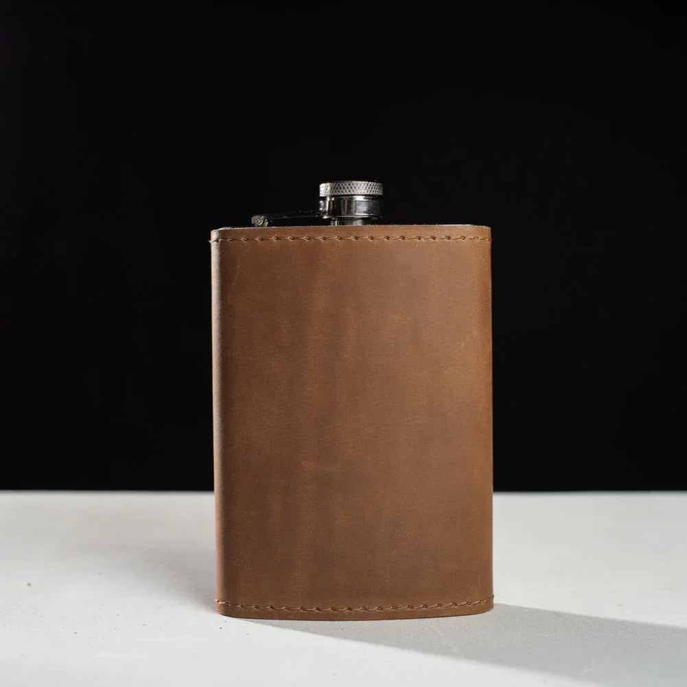 Flask | Matte Leather