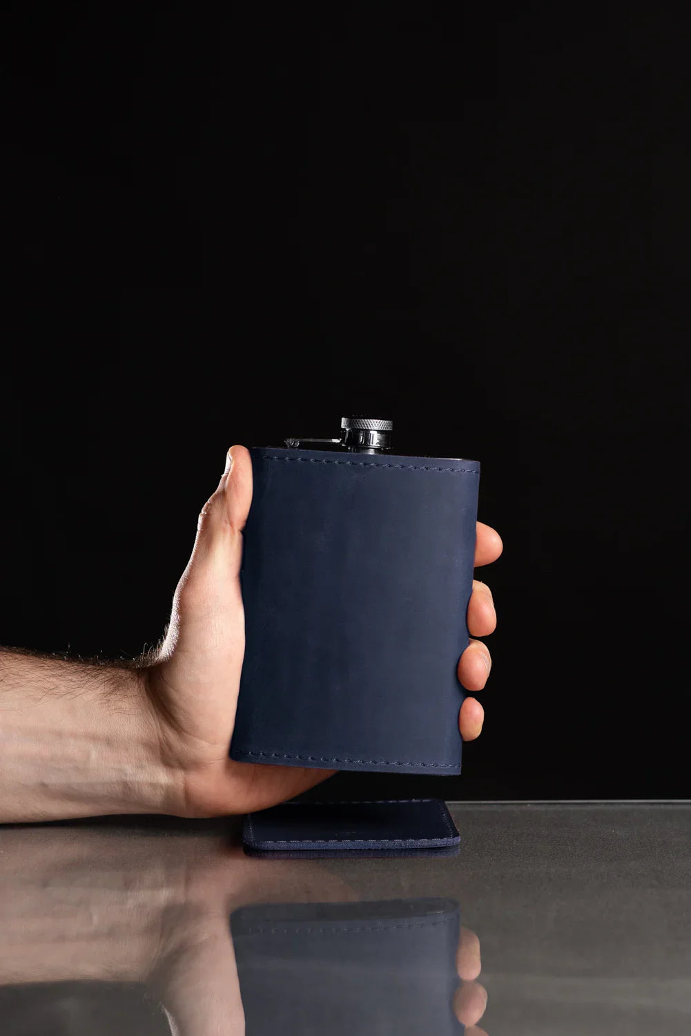 Flask | Matte Leather