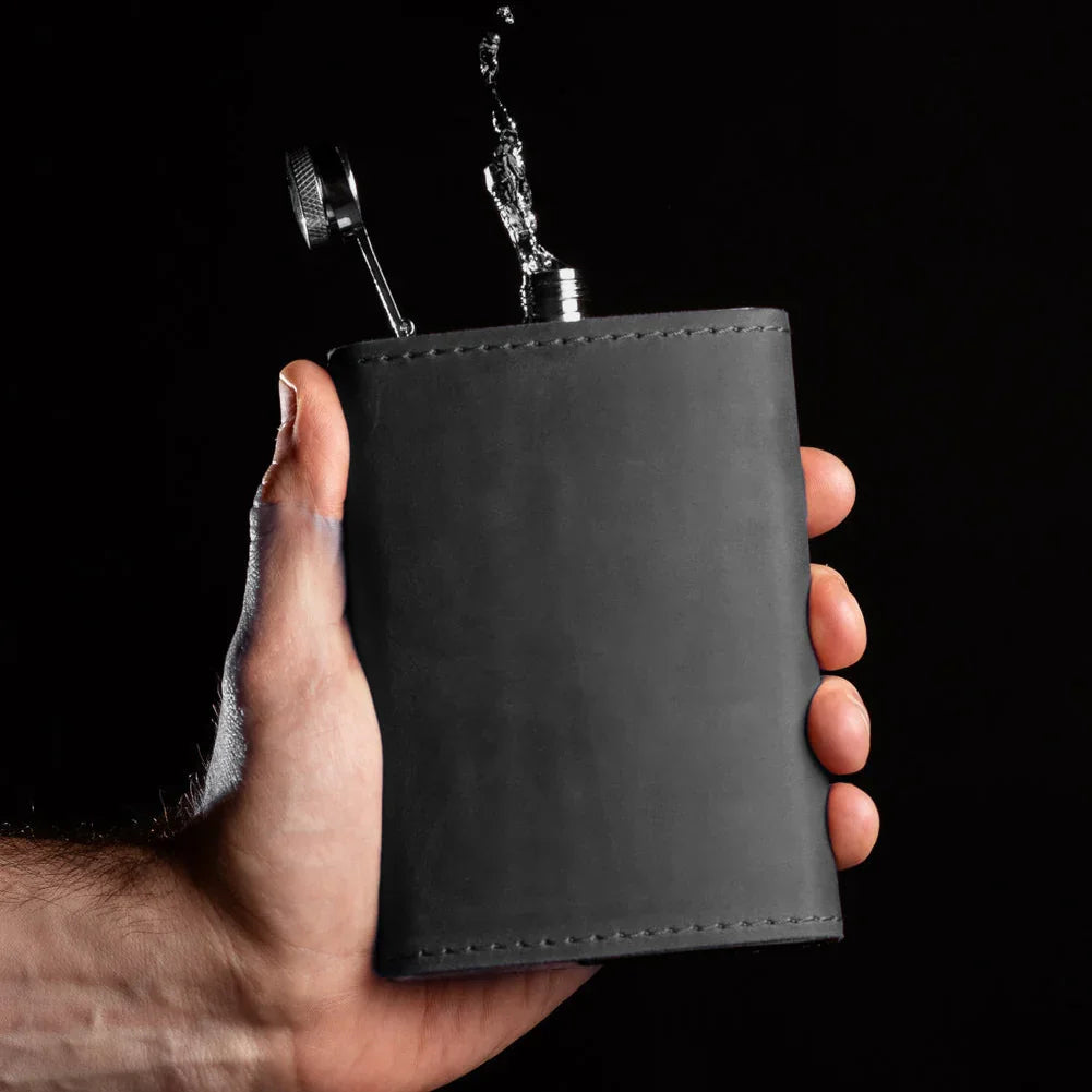 Flask | Matte Leather