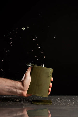 Flask | Matte Leather