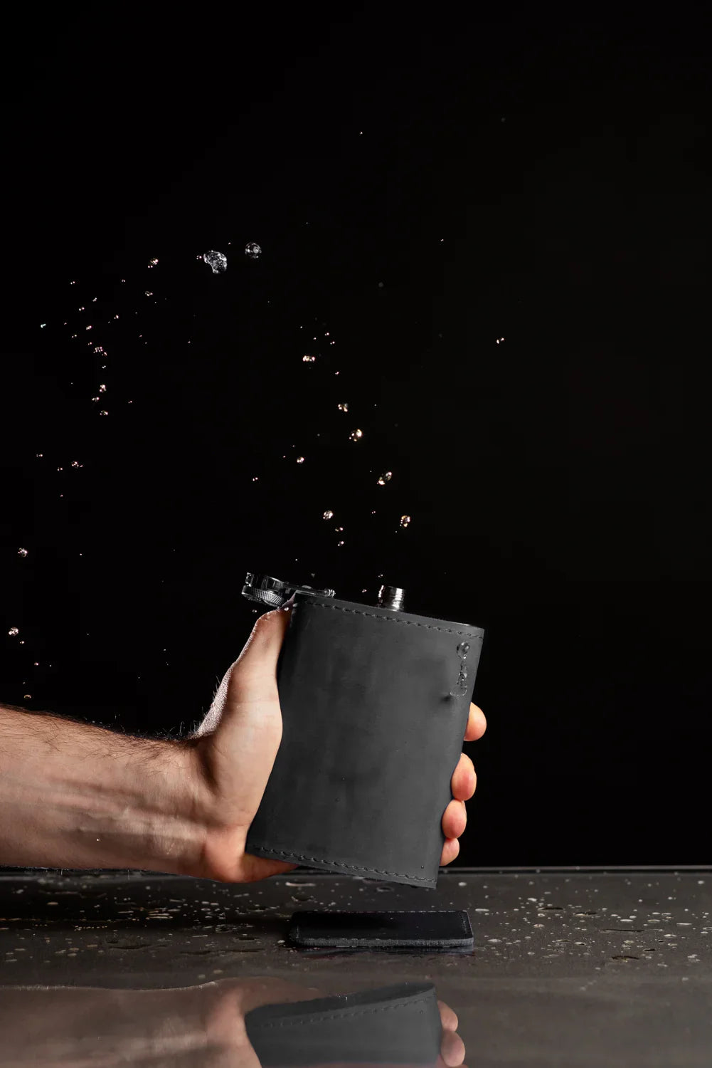 Flask | Matte Leather