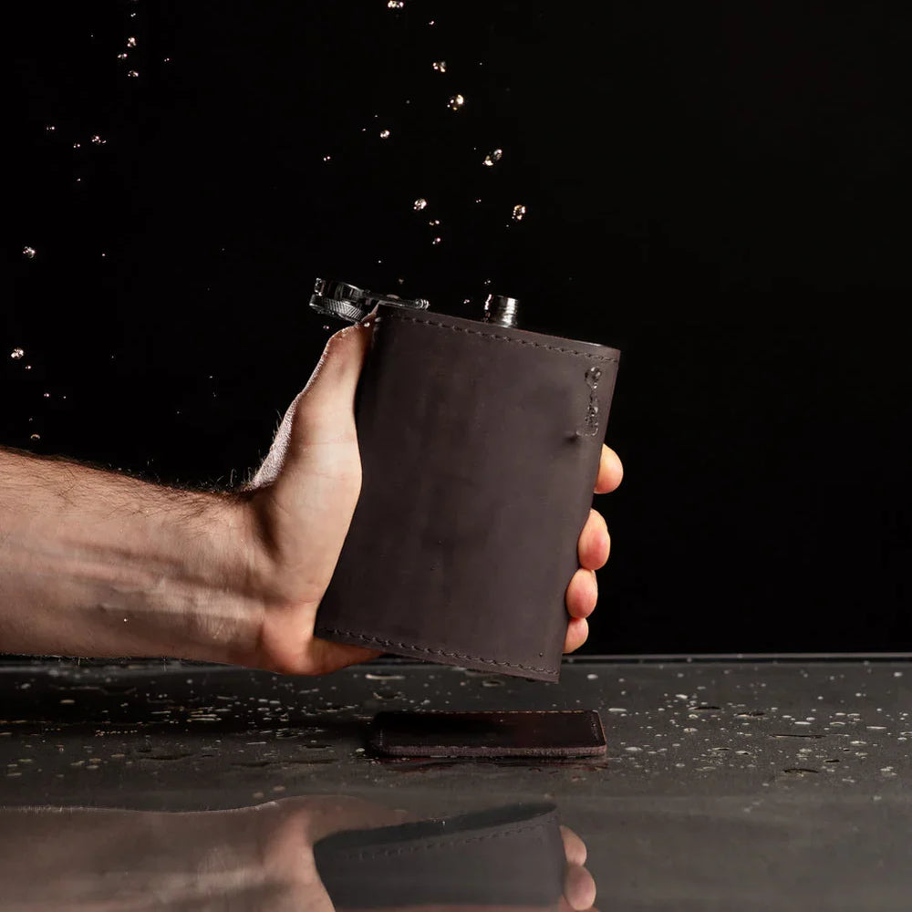 Flask | Matte Leather