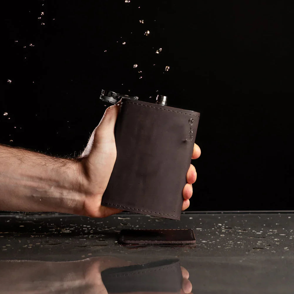 Flask | Matte Leather