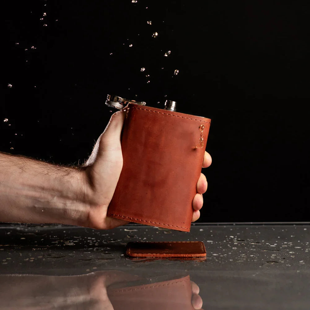 Flask | Matte Leather