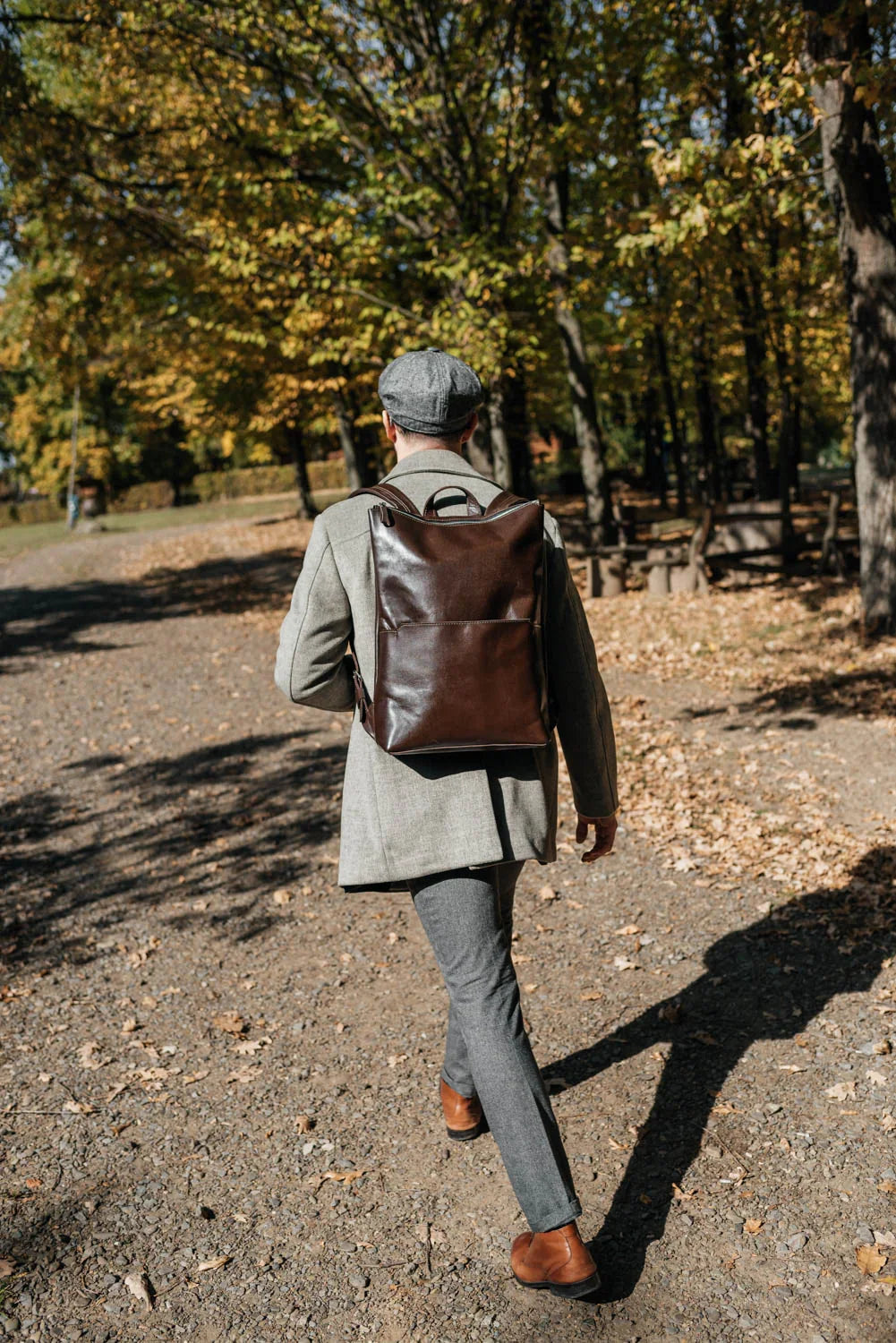 Minimalist Leather Backpack for Work & Travel | Flatrock