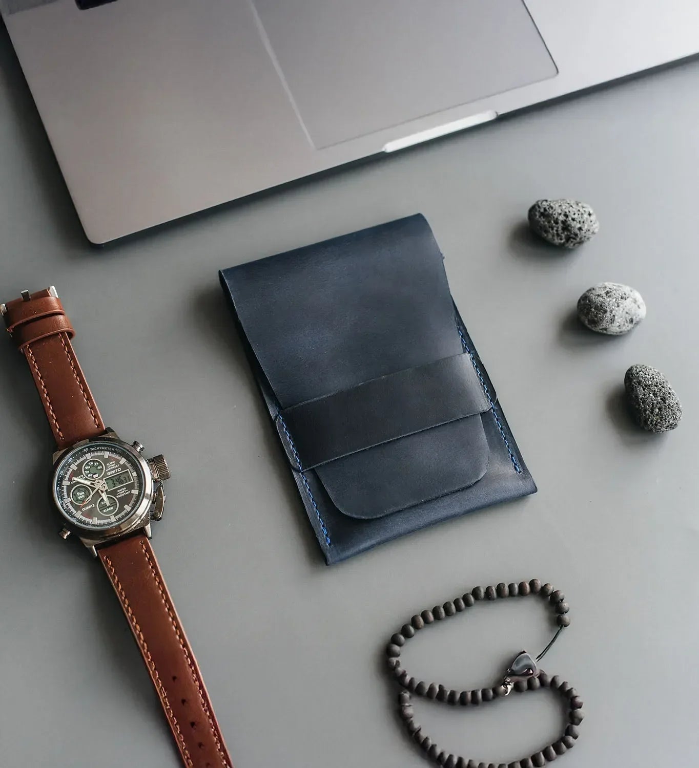 Leather Watch Travel Pouch – Distressed Finish | Sentinel