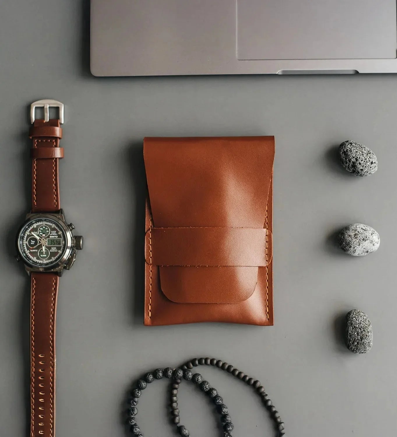 Leather Watch Travel Case – Holds 1/2/3 Watches