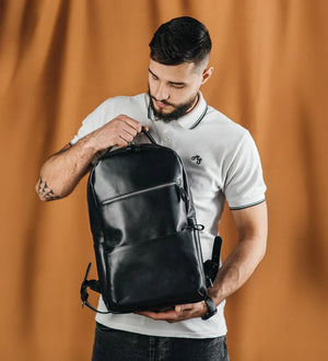 Smooth Leather Backpack for Work and Travel | Splay