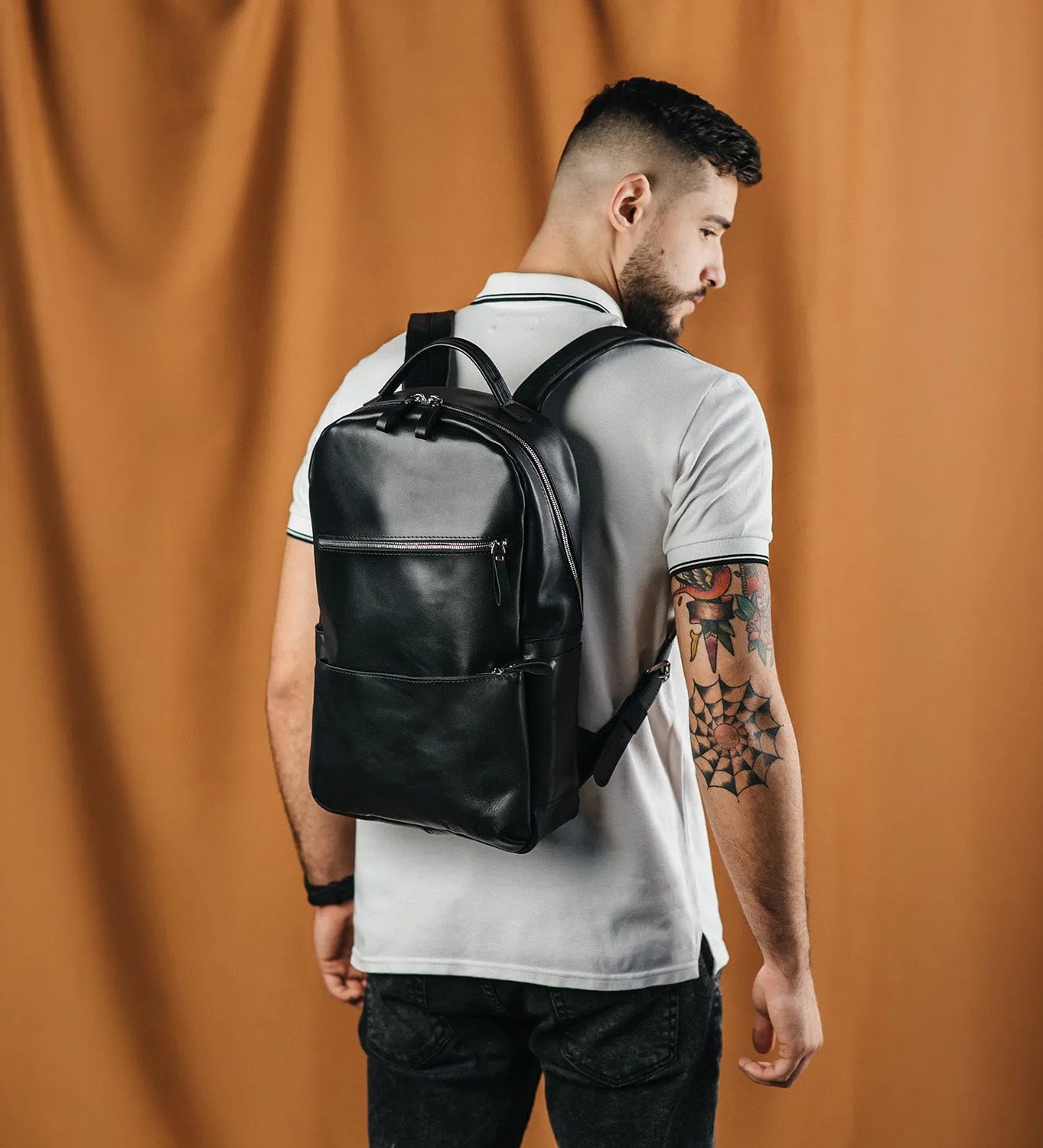 Smooth Leather Backpack for Work and Travel | Splay