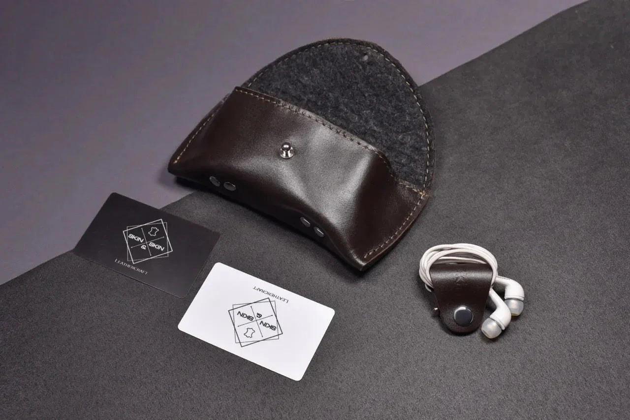 Smooth Leather Case for Sunglasses & Glasses – Handmade