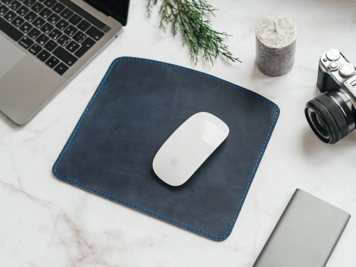 Crazy Horse Leather Mousepad – Matte & Durable