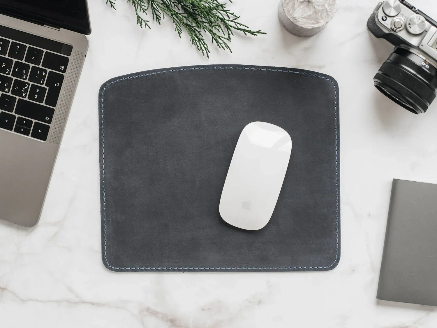 Crazy Horse Leather Mousepad – Matte & Durable