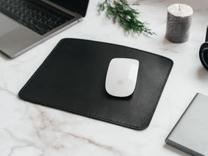Sleek Leather Mousepad for Office or Home Use