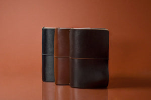Refillable Leather Cover for Journals & Notebooks – A5, A6