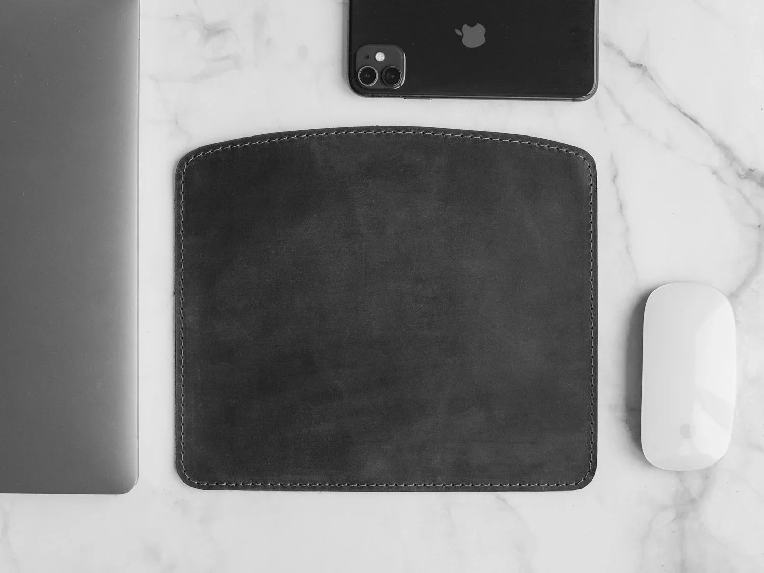 Crazy Horse Leather Mousepad – Matte & Durable
