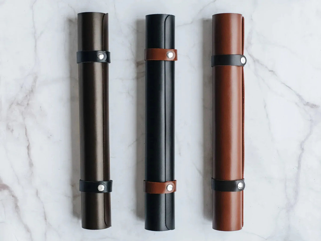 Leather Deskpad | Smooth | Cognac - Wenderfarer