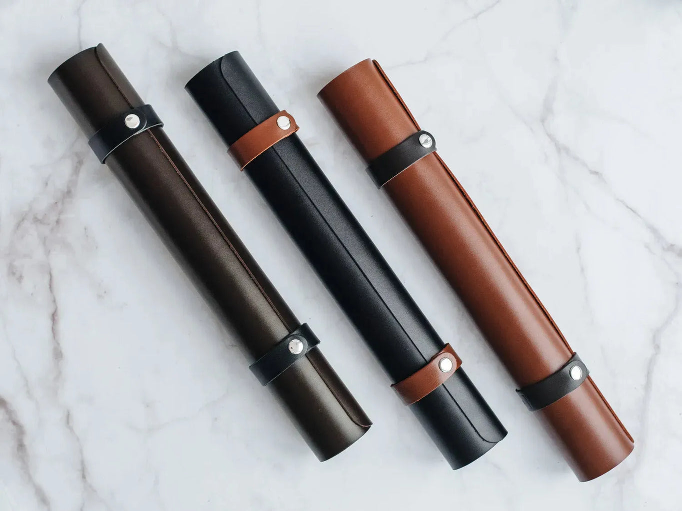 Leather Deskpad | Smooth | Cognac - Wenderfarer