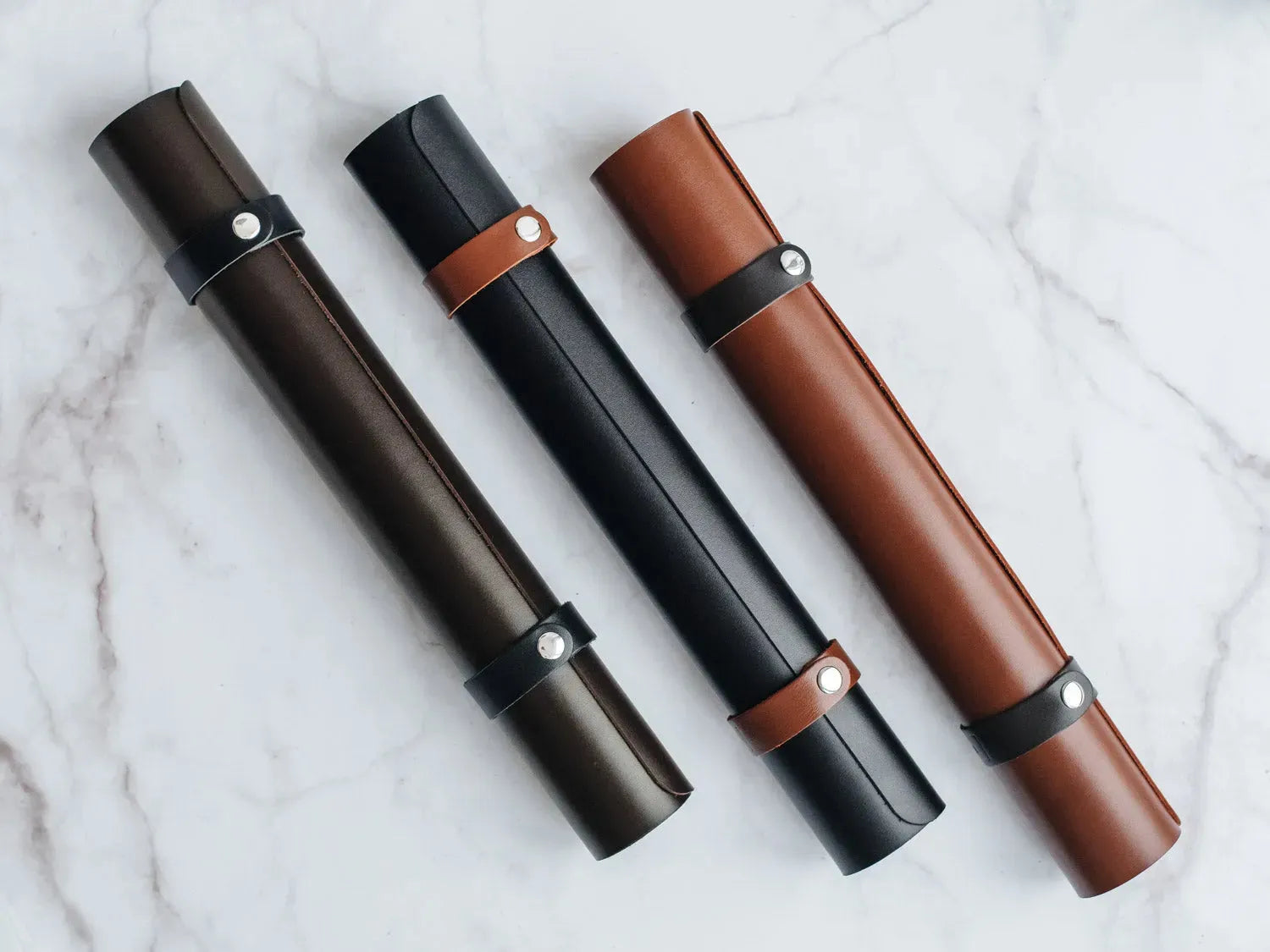 Leather Deskpad | Smooth | Cognac - Wenderfarer